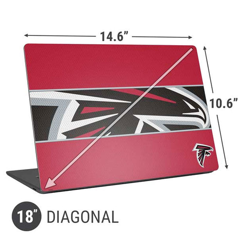 NFL Atlanta Falcons Zone Block Universal Laptop 18in (14.6 x 10.6in) Skin