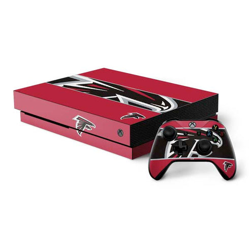 NFL Atlanta Falcons Zone Block Xbox One X Bundle Skin