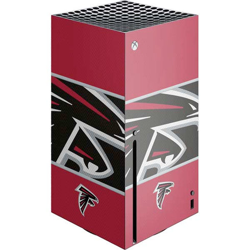 NFL Atlanta Falcons Zone Block Xbox Series X Console Skin