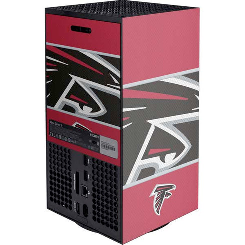 NFL Atlanta Falcons Zone Block Xbox Series X Console Skin