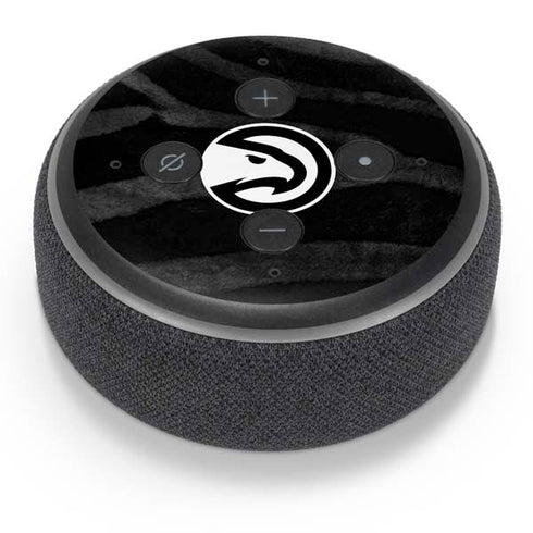 NBA Atlanta Hawks Black Animal Print Amazon Echo Dot Skin