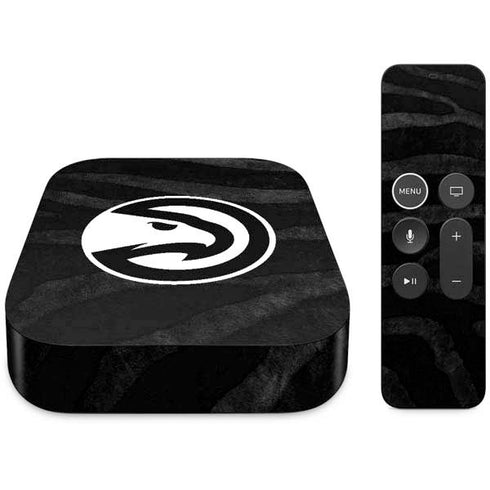 NBA Atlanta Hawks Black Animal Print Apple TV Skin