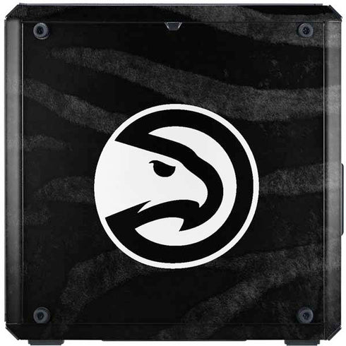 NBA Atlanta Hawks Black Animal Print Cooler Master MasterBox Q300L Mini Tower Skin