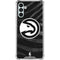 NBA Atlanta Hawks Black Animal Print Galaxy A13 5G Clear Case