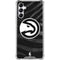NBA Atlanta Hawks Black Animal Print Galaxy A14 5G Clear Case