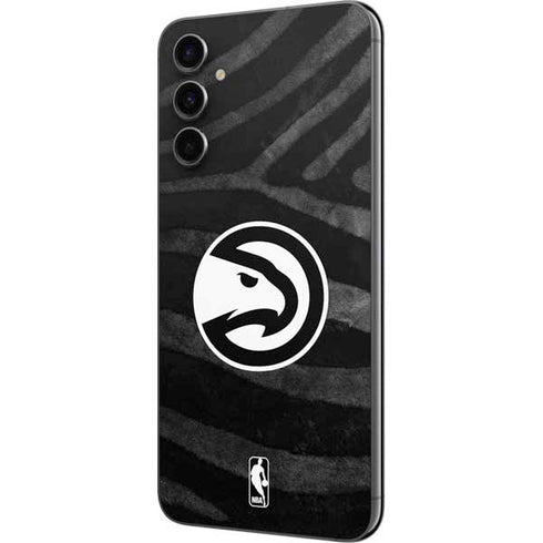 NBA Atlanta Hawks Black Animal Print Galaxy A14 5G Skin