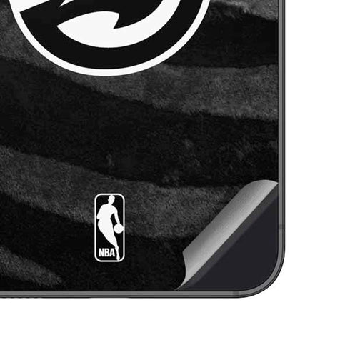NBA Atlanta Hawks Black Animal Print Galaxy A14 5G Skin