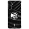 NBA Atlanta Hawks Black Animal Print Galaxy A54 5G Clear Case