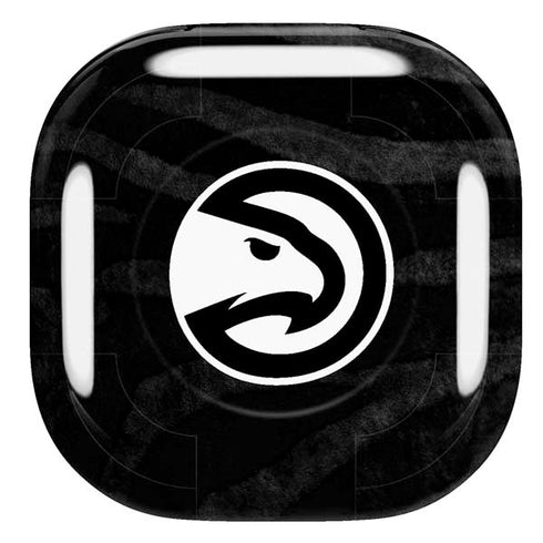 NBA Atlanta Hawks Black Animal Print Galaxy Buds Pro Skin