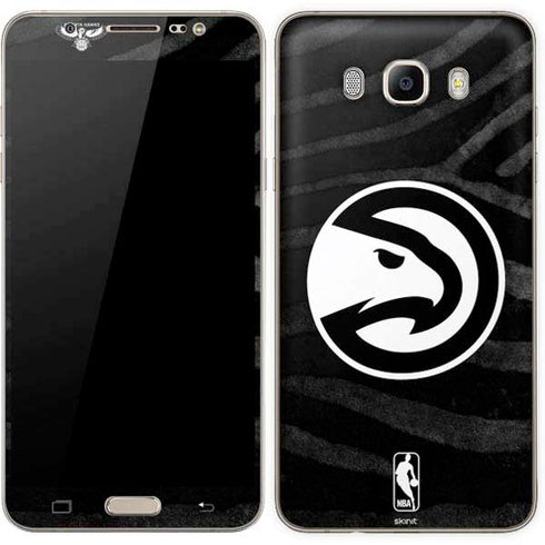 NBA Atlanta Hawks Black Animal Print Galaxy J7 Skin