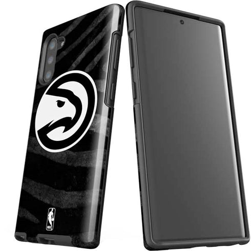 NBA Atlanta Hawks Black Animal Print Galaxy Note 10 Pro Case