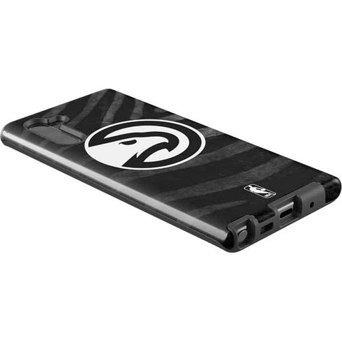 NBA Atlanta Hawks Black Animal Print Galaxy Note 10 Pro Case