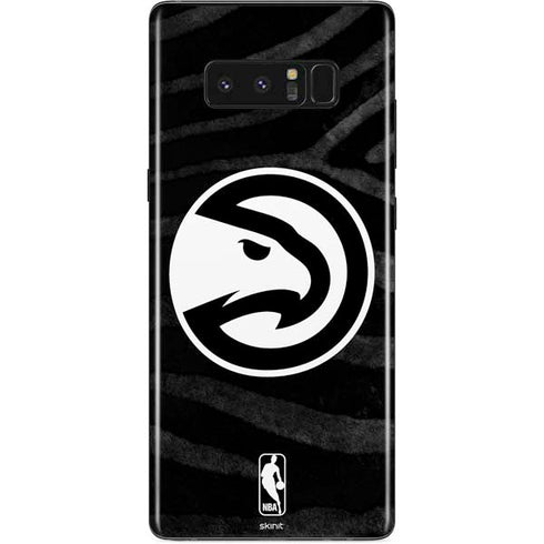 NBA Atlanta Hawks Black Animal Print Galaxy Note 8 Skin