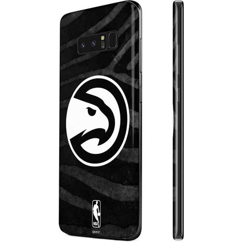 NBA Atlanta Hawks Black Animal Print Galaxy Note 8 Skin