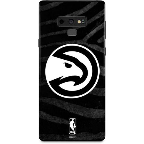 NBA Atlanta Hawks Black Animal Print Galaxy Note 9 Skin
