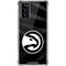 NBA Atlanta Hawks Black Animal Print Galaxy Note20 5G Clear Case