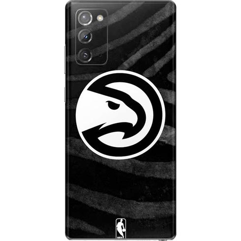 NBA Atlanta Hawks Black Animal Print Galaxy Note20 5G Skin