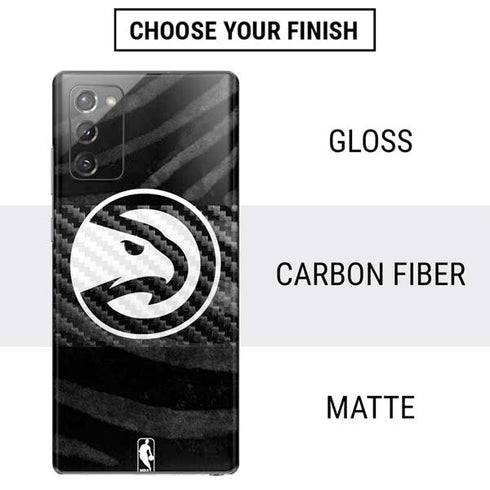 NBA Atlanta Hawks Black Animal Print Galaxy Note20 5G Skin