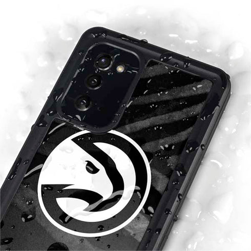 NBA Atlanta Hawks Black Animal Print Galaxy Note20 5G Waterproof Case