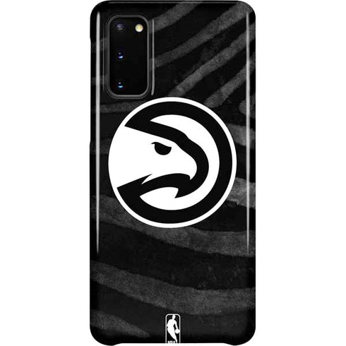 NBA Atlanta Hawks Black Animal Print Galaxy S20 Lite Case