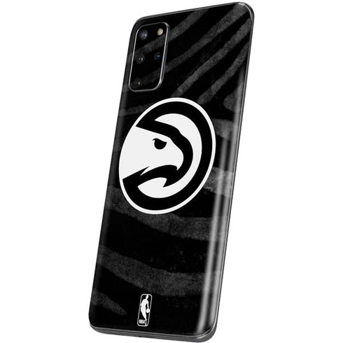 NBA Atlanta Hawks Black Animal Print Galaxy S20 Plus Skin