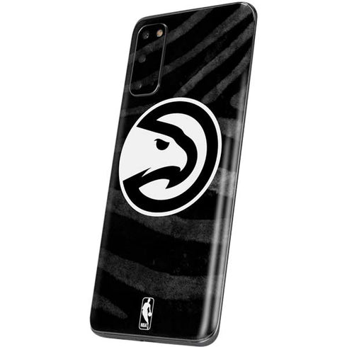 NBA Atlanta Hawks Black Animal Print Galaxy S20 Skin
