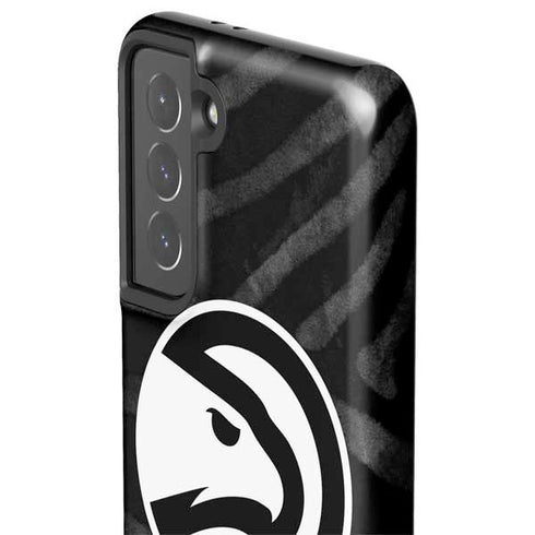 NBA Atlanta Hawks Black Animal Print Galaxy S21 5G Pro Case