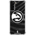 NBA Atlanta Hawks Black Animal Print Galaxy S21 FE Clear Case