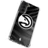 NBA Atlanta Hawks Black Animal Print Galaxy S21 Plus 5G Clear Case
