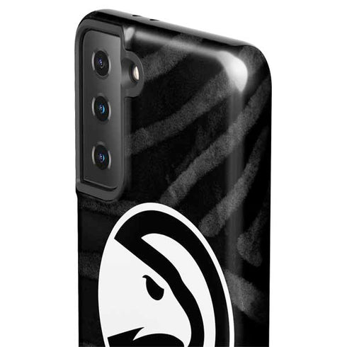 NBA Atlanta Hawks Black Animal Print Galaxy S21 Plus 5G Pro Case