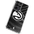 NBA Atlanta Hawks Black Animal Print Galaxy S21 Ultra 5G Clear Case