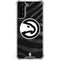 NBA Atlanta Hawks Black Animal Print Galaxy S22 Plus Clear Case