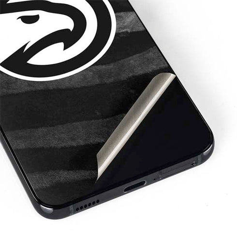 NBA Atlanta Hawks Black Animal Print Galaxy S22 Skin