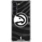 NBA Atlanta Hawks Black Animal Print Galaxy S23 Clear Case