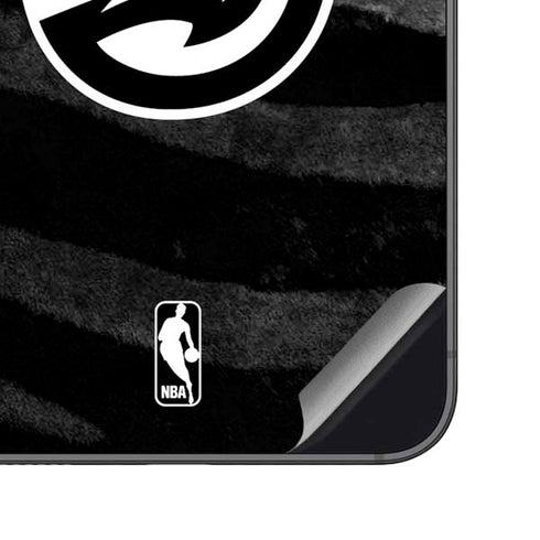 NBA Atlanta Hawks Black Animal Print Galaxy S23 FE Skin