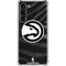 NBA Atlanta Hawks Black Animal Print Galaxy S23 Plus Clear Case