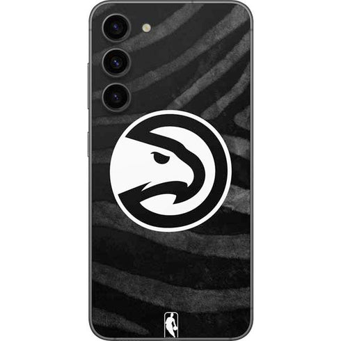 NBA Atlanta Hawks Black Animal Print Galaxy S23 Plus Skin