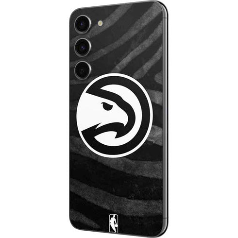 NBA Atlanta Hawks Black Animal Print Galaxy S23 Plus Skin