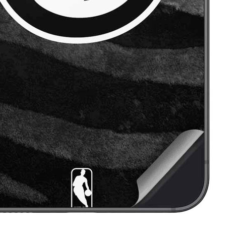 NBA Atlanta Hawks Black Animal Print Galaxy S23 Skin