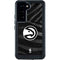 NBA Atlanta Hawks Black Animal Print Galaxy S23 Waterproof Case