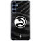 NBA Atlanta Hawks Black Animal Print Galaxy S24 Clear Case