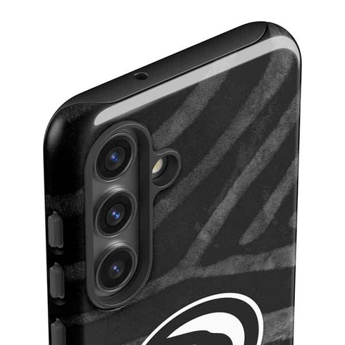 NBA Atlanta Hawks Black Animal Print Galaxy S24 Plus Impact Case