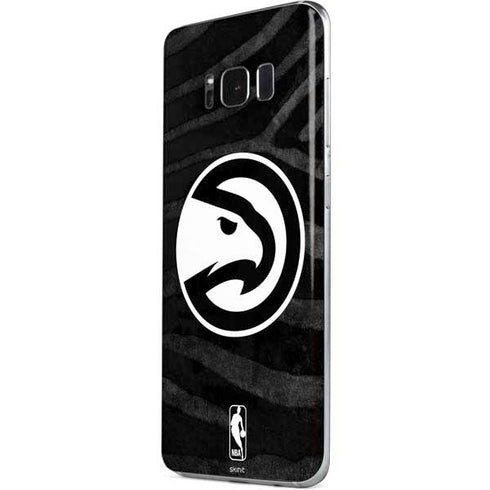 NBA Atlanta Hawks Black Animal Print Galaxy S8 Plus Skin