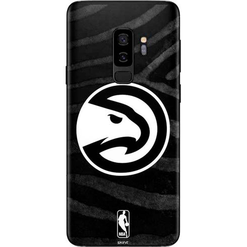 NBA Atlanta Hawks Black Animal Print Galaxy S9 Plus Skin
