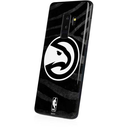 NBA Atlanta Hawks Black Animal Print Galaxy S9 Plus Skin
