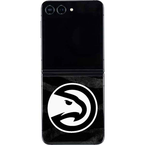 NBA Atlanta Hawks Black Animal Print Galaxy Z Flip5 5G Skin