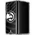 NBA Atlanta Hawks Black Animal Print Galaxy Z Fold4 5G Clear Case