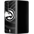 NBA Atlanta Hawks Black Animal Print Galaxy Z Fold4 5G Skin