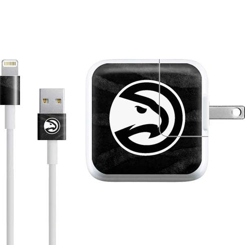 NBA Atlanta Hawks Black Animal Print iPad Charger (10W USB) Skin