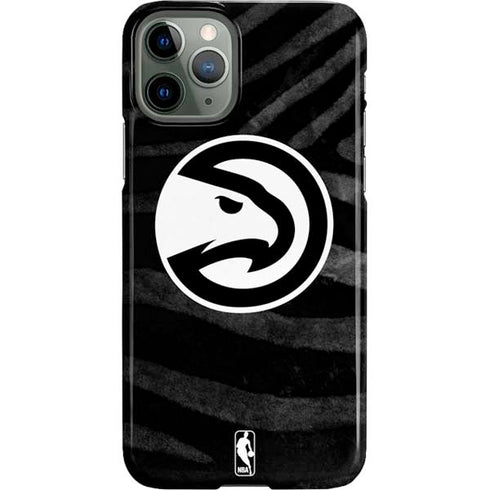 NBA Atlanta Hawks Black Animal Print iPhone 11 Pro Lite Case